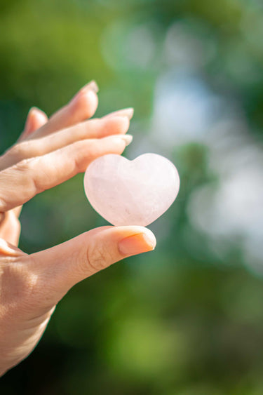 Rose Quartz Heart